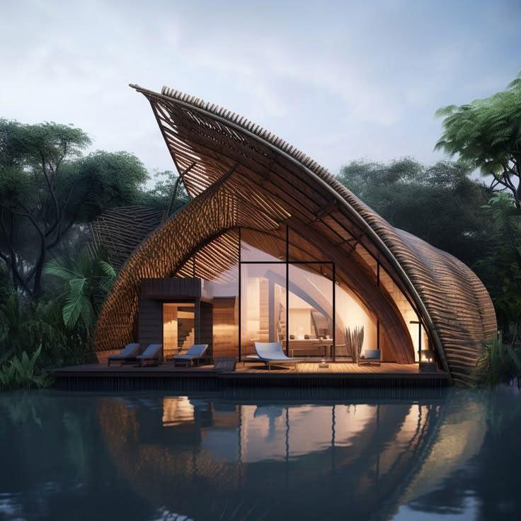 Aroha treehouse among branches